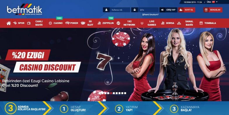 Betmatik giriş sayfası tanıtım
