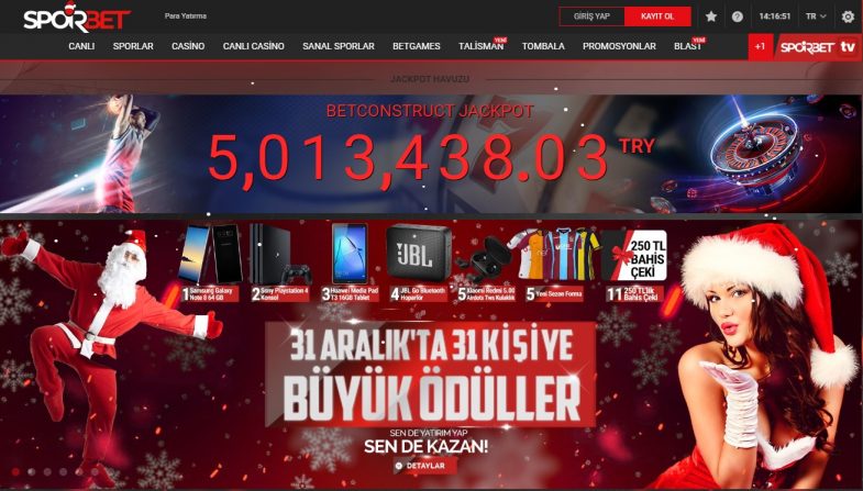 Sporbet bahis sitesi yılbaşı