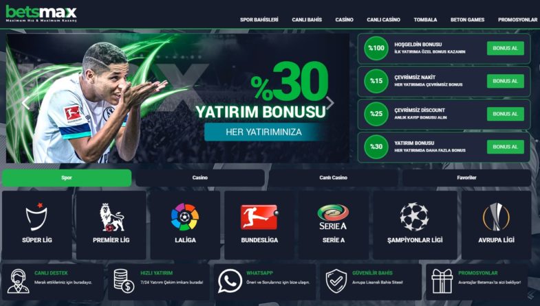 BetsMax Giriş Sayfası ve Ana Ekran
