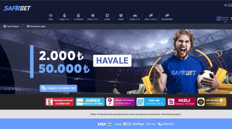 Safirbet giriş bölüm
