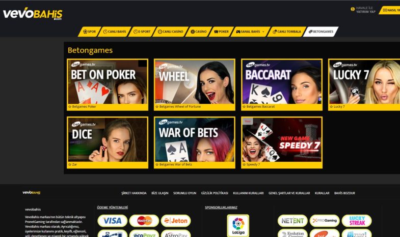 Vevobahis TV bahis giriş