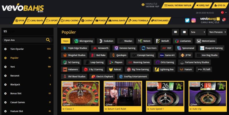 Vevobahis Casino