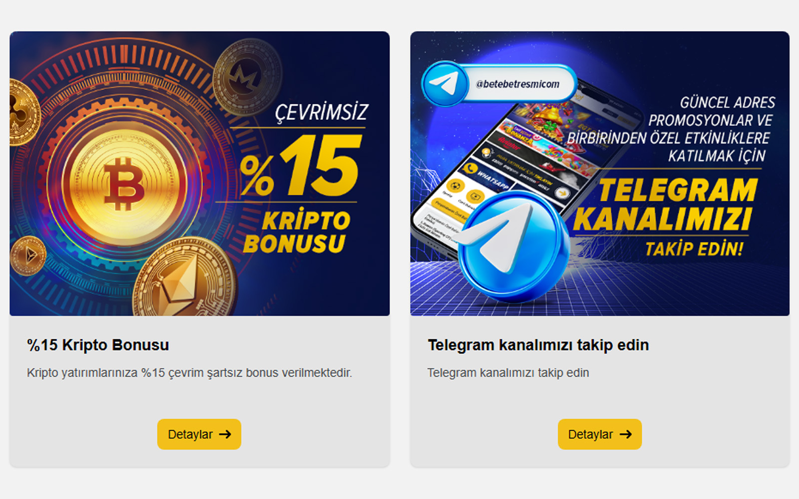 Betebet bonus sayfasında yüzde oranlı ilk para yatırma bonus tekliflerinin tablolar halinde gösterildiği görünüm.