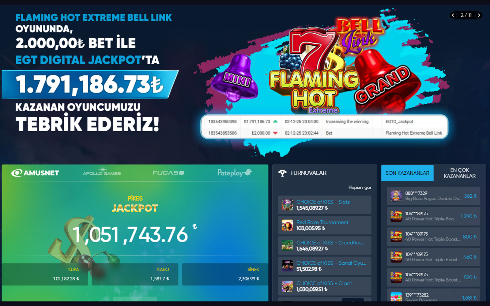 Betmarino casino bölümünde masa oyunları kategorisinde rulet, blackjack ve bakara masalarının listelendiği görünüm.