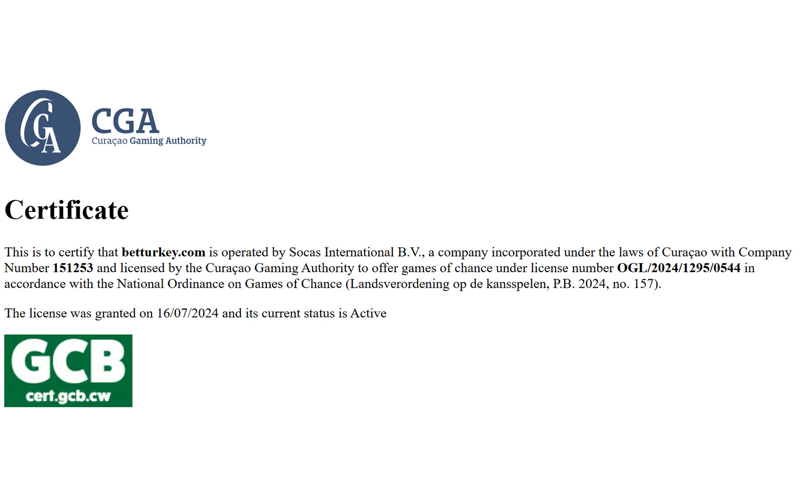 Betturkey lisans ekranında mobil ve masaüstü platformlar için geçerli olan lisans kapsamını anlatan bilgilendirme.