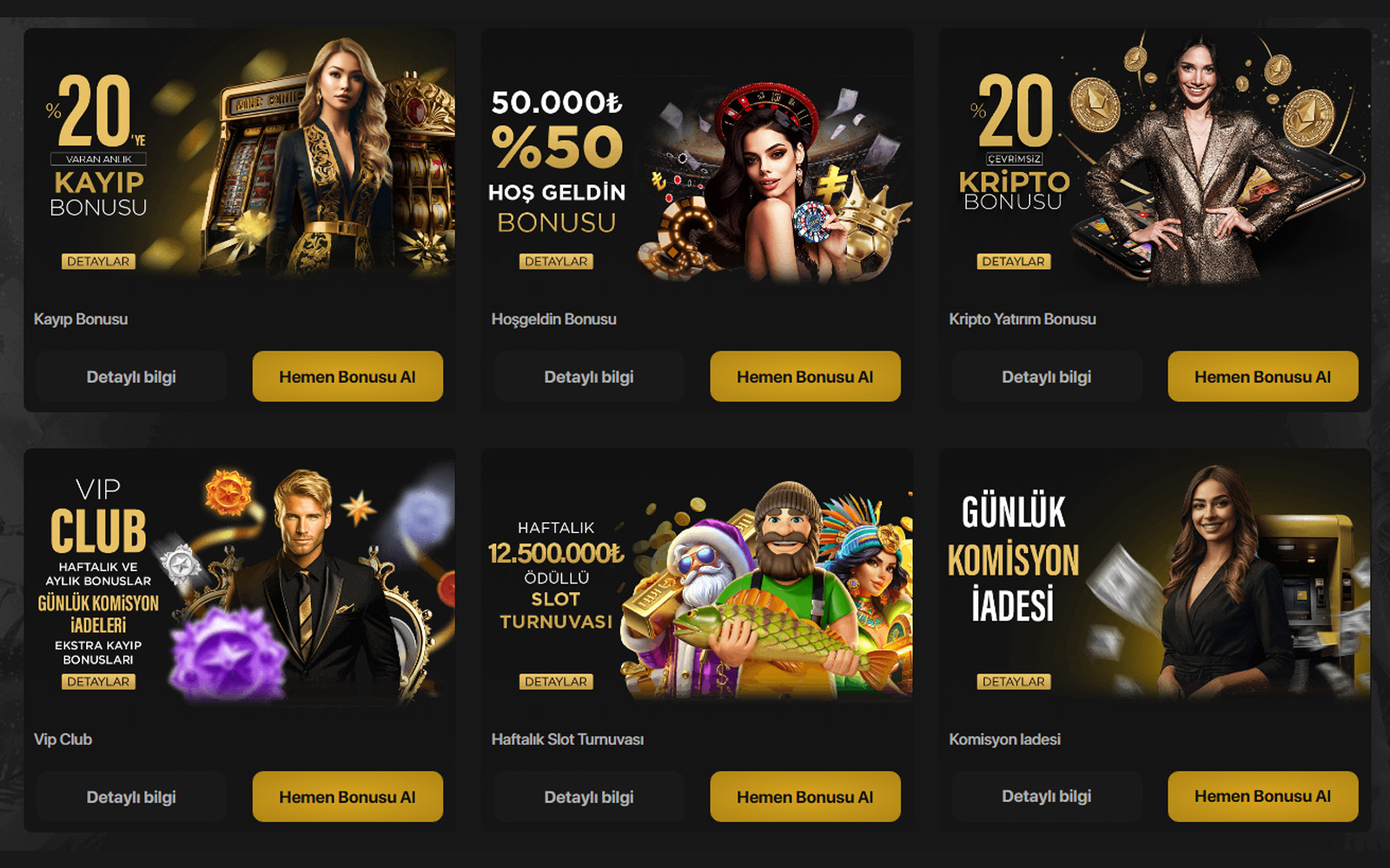 Casinolevant bonus bölümünde ana banner üzerinde hoş geldin promosyonu, altında diğer kampanyaların sıralandığı ekran.