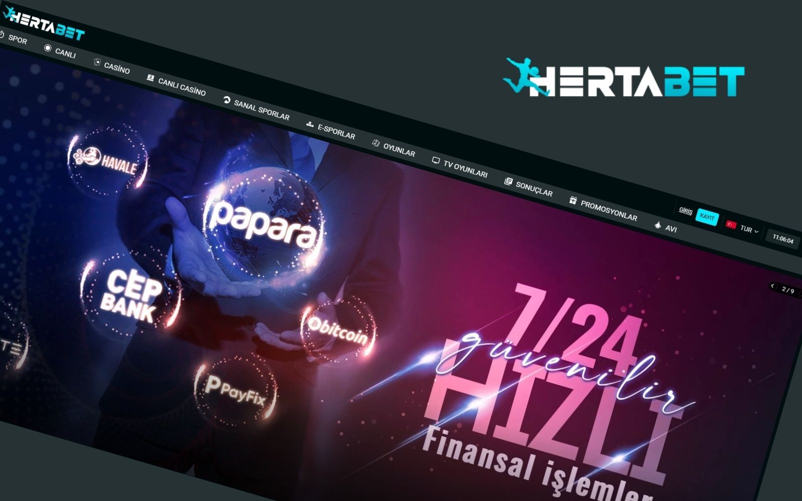 Hertabet kayıt ekranında mobil numara doğrulaması için hazırlanan giriş alanlarının bulunduğu sayfa.