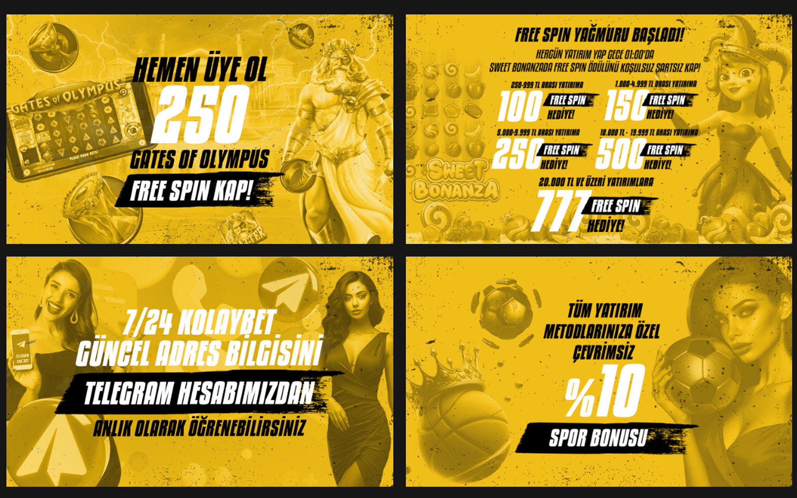 Kolaybet bonus bölümünde aktif bonus ve süresi dolan kampanyaların ayrı sekmelerde gösterildiği kullanıcı dostu ekran görünümü.