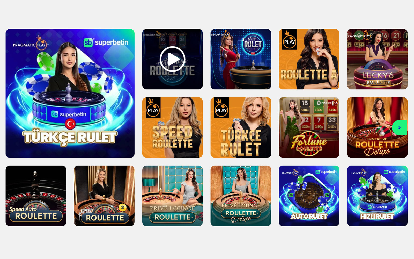 Superbetin giriş anasayfasında sitenin genel yapısını yansıtan spor, casino ve promosyon bölümleri.