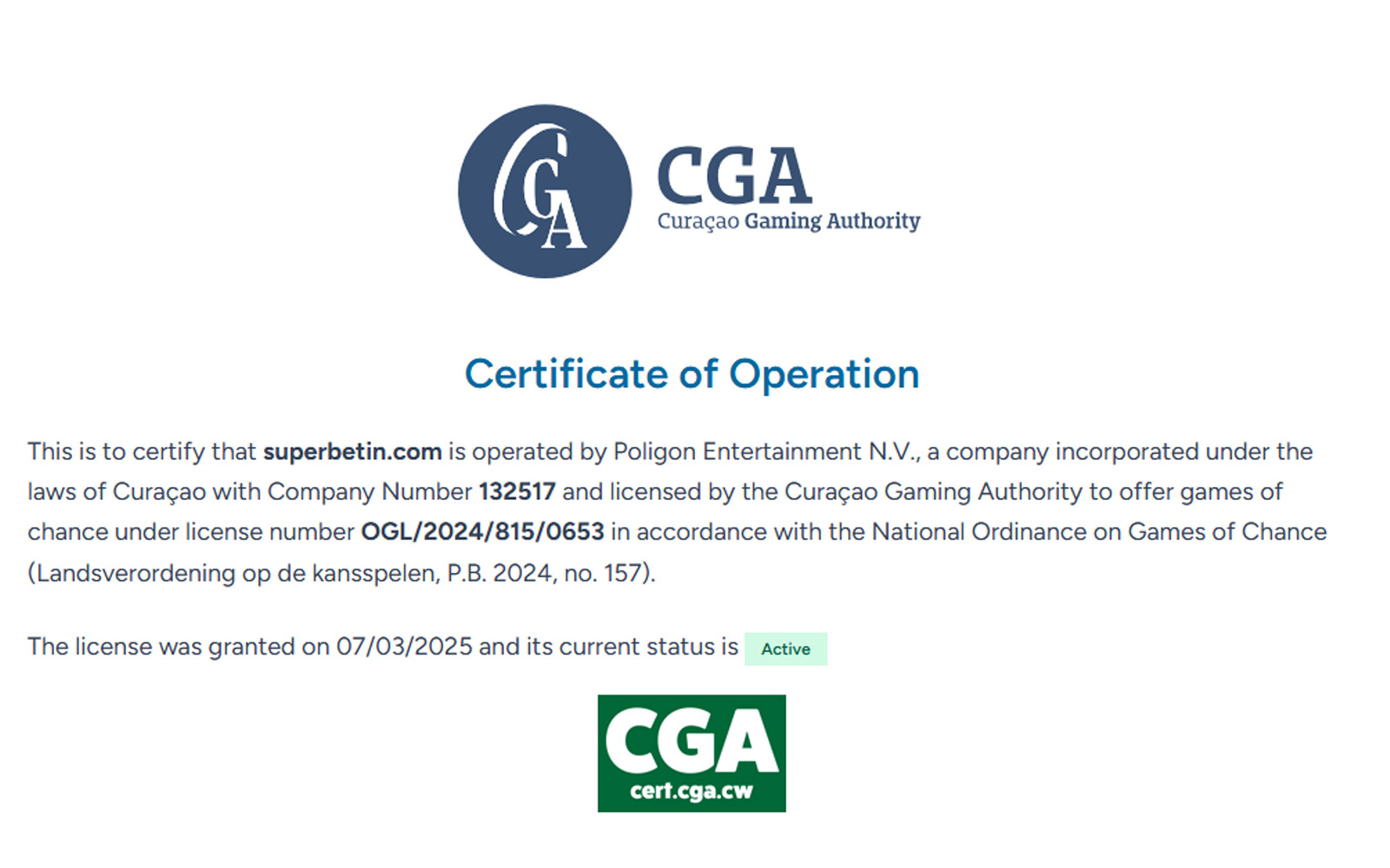 Superbetin lisans bölümünde yaş sınırı uyarıları ve yasal erişim koşullarını anlatan açıklayıcı paragraflar.