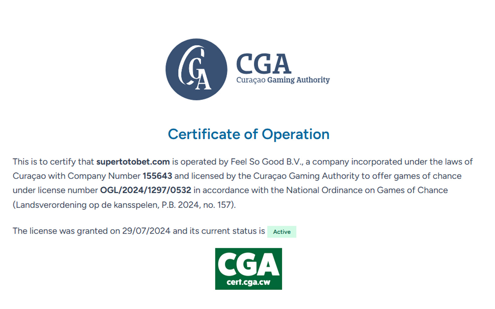 Supertotobet lisans ekranında farklı yasal uyarı paragrafı ve lisans başlıklarının bloklar halinde sıralandığı görünüm.